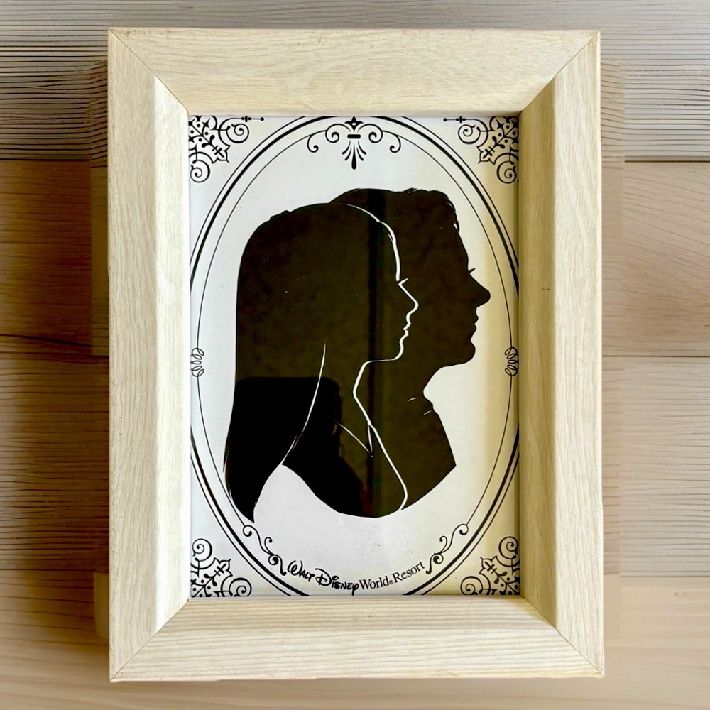 Double Silhouette of Man & Woman By Disney World Artist
